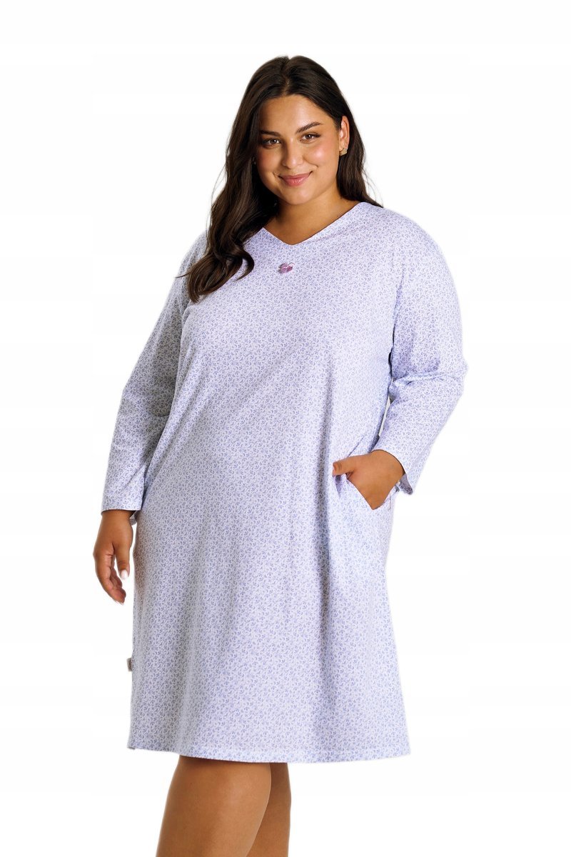 TARO KOSZULA NOCNA DEBORA 3464 2XL NIEBIESKI