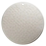 Leżaczki i huśtawki - Natruba antypoślizgowa mata do kąpieli kauczukowa taupe okrągła 50 cm - miniaturka - grafika 1