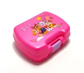 Zestawy naczyń dla dzieci - Śniadaniówka Psi Patrol z zaciskiem. Różowa - miniaturka - grafika 1