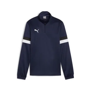 Dziecięca Bluza PUMA TEAMRISE 1/4 ZIP TOP JR 65865806 – Granatowy - Bluzy dla chłopców - miniaturka - grafika 1