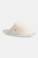 Kapcie damskie - Tommy Hilfiger kapcie TH COMFORT HOME SLIPPER kolor beżowy FW0FW08138 - miniaturka - grafika 1