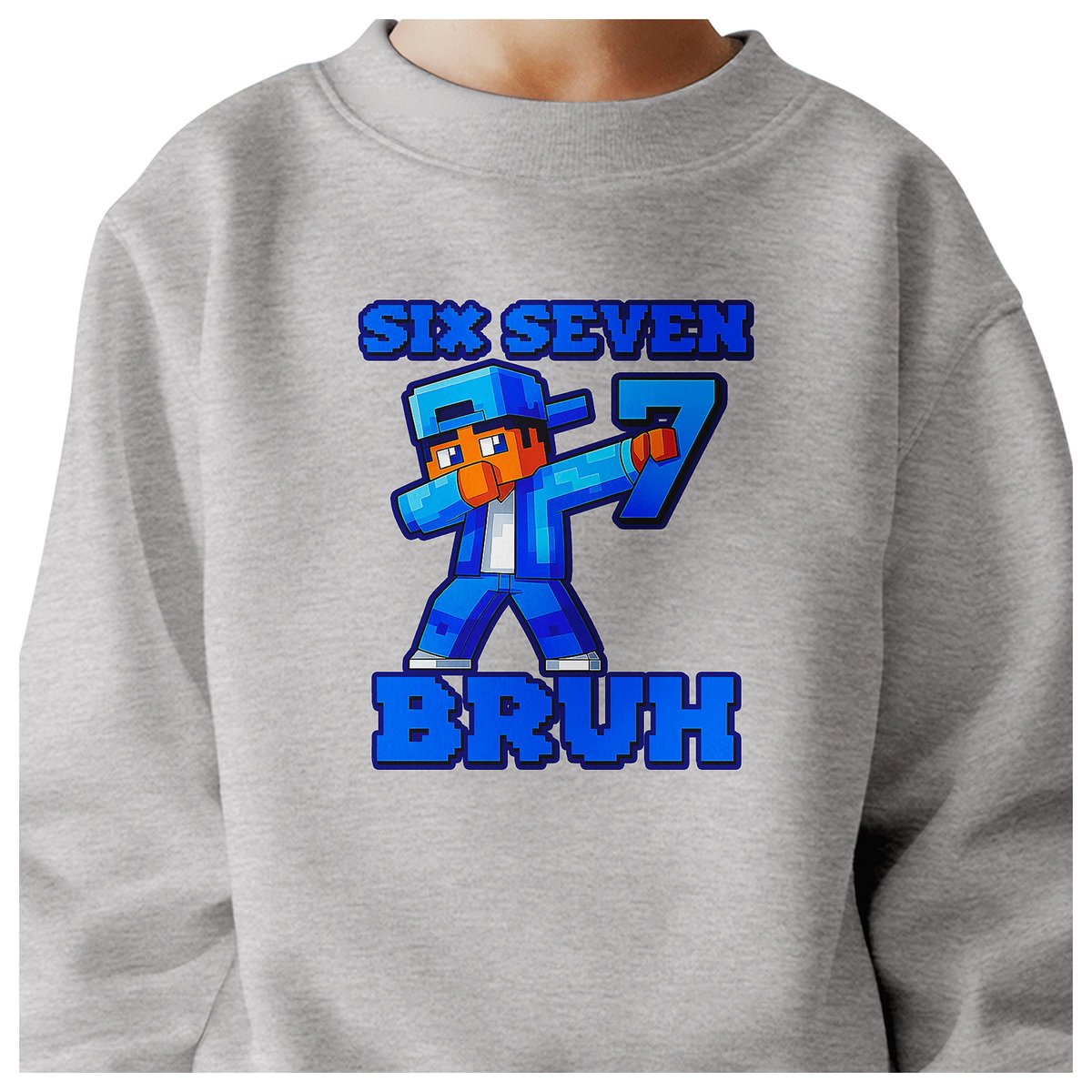 BLUZA DZIECIĘCA 67 SIX SEVEN BRUH DLA CHŁOPCA DZIEWCZYNKI 104