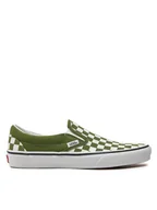 Trampki damskie - Vans Tenisówki Classic Slip-On VN000D03CIB1 Zielony - miniaturka - grafika 1