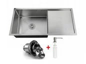 Zlewozmywaki - Zlewozmywak stalowy STEEL 7844 - miniaturka - grafika 1