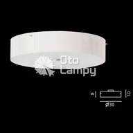 Lampy sufitowe - Plafon LIMA E14 MAŁY opal błysk - miniaturka - grafika 1