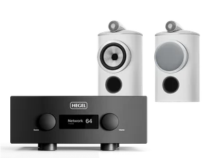 Hegel H600 (czarny) + 805 D4 (biały) - Zestawy stereo - miniaturka - grafika 1
