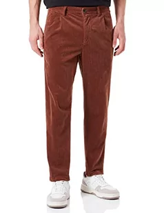 BOSS Męskie spodnie płaskie, Open Brown, 3134 - Spodenki męskie - miniaturka - grafika 1