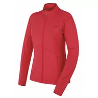 Bluzy sportowe damskie - Bluza damska Husky Tarp Zip Rozmiar: L / Kolor: różowy - miniaturka - grafika 1