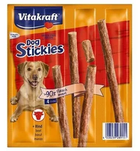 Vitakraft Dog Stickies 4X11g wołowina - Przysmaki dla psów - miniaturka - grafika 1