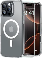 Etui i futerały do telefonów - ESR Classic Hybrid Halolock MagSafe & Tempered Glass iPhone 16 Pro przezroczysty biały - miniaturka - grafika 1