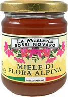 Miód - Włoski miód z kwiatów alpejskich, 250 g / La Mieleria Rossi Novaro - miniaturka - grafika 1