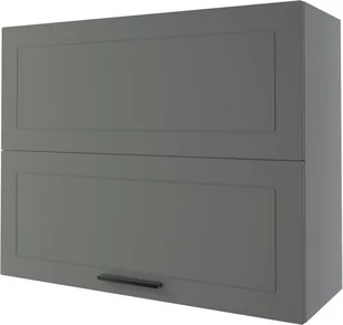 Bergamo Szafka Wisząca W8/90 Aventos Szary Mat - Meble kuchenne - miniaturka - grafika 1