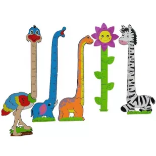 Miarka wzrostu do 150cm z taśmą samoprzylepną MIX - Przybory szkolne - miniaturka - grafika 1