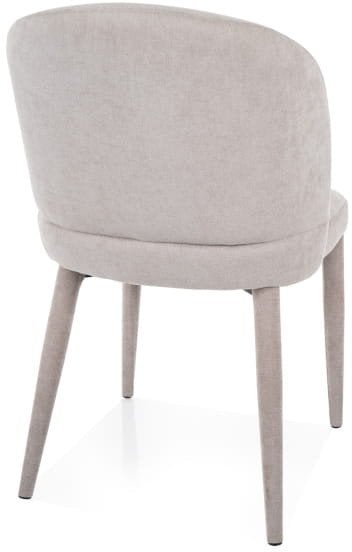 Nowoczesne tapicerowane krzesło TINO WIND szare SIGNAL