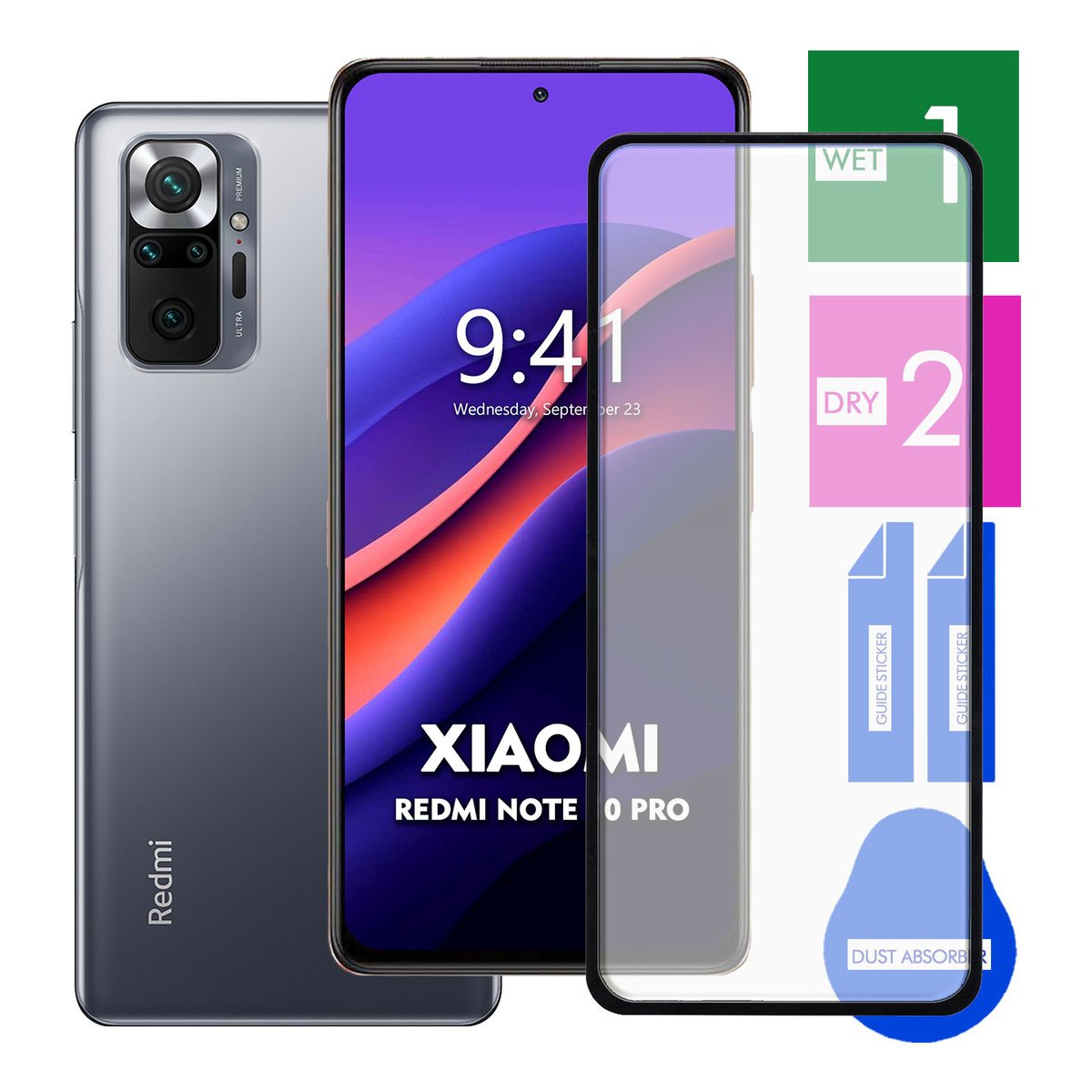 SZKŁO HARTOWANE DO XIAOMI NOTE 10 PRO 10 PRO MAX PEŁNE CAŁY EKRAN 9H 5D
