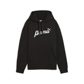 Bluzy damskie - PUMA Damska bluza z kapturem Ess+ Script Fl Sweat - miniaturka - grafika 1