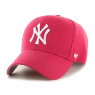 Czapki damskie - Czapka z daszkiem 47 Brand MLB New York Yankees dla dzieci różowa - B-RAC17CTP-BE-KID - miniaturka - grafika 1
