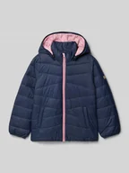 Kurtki i płaszcze dla dziewczynek - Kurtka pikowana z kapturem model ‘MARBLE’ - miniaturka - grafika 1