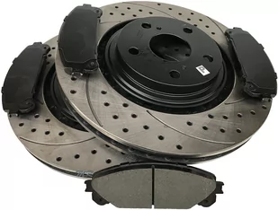 Przednie klocki + WIERCONE NACINANE tarcze hamulcowe BLACK Lexus RX350 RX450h - Świece zapłonowe Przednie klocki + WIERCONE NACINANE tarcze hamulcowe BLACK Lexus RX350 RX450h - Świece zapłonowe - miniaturka - grafika 3