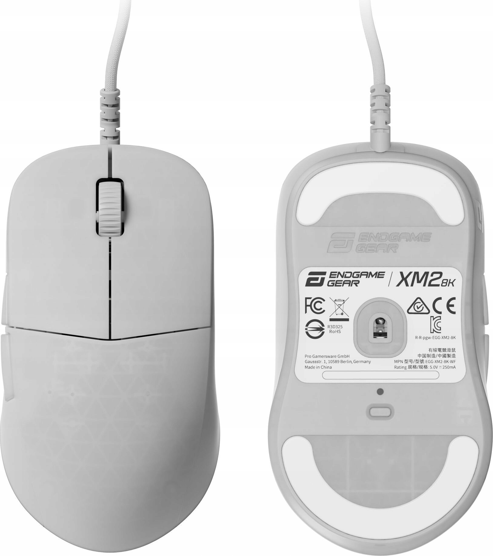 Endgame Gear Endgame Gear XM2 8k Gaming Maus, kabelgebunden - White Frost