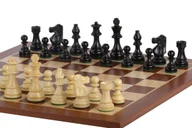 Gry planszowe - Zestaw szachowy French Lardy (replika) - szachownica (pole 50 mm), figury (król 90 mm) - miniaturka - grafika 1