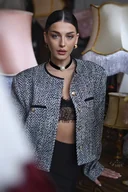 Naszyjniki - CHOKER skóra naturalna czarny duza perla Glamrock - miniaturka - grafika 1