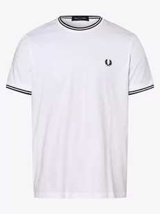 Fred Perry - T-shirt męski, biały - Koszulki męskie - miniaturka - grafika 1