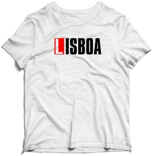 KOSZULKA DOM Z PAPIERU LA CASA DE PAPEL MĘSKA LISBOA - Gadżety dla niej i dla niego - miniaturka - grafika 1