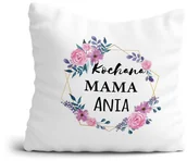 Gadżety dla niej i dla niego - Poduszka na Dzień Mamy Kochana Mama... (Imię) - miniaturka - grafika 1