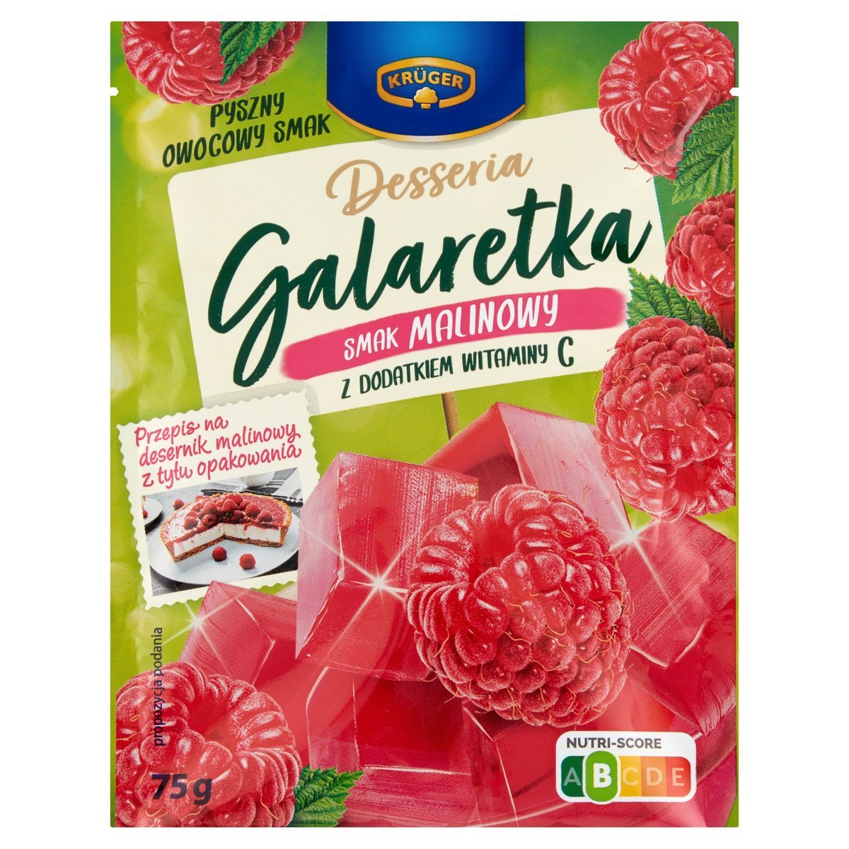 KRU. GALARETKA MALINOWA 75G