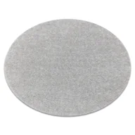 Dywany - Dywan BUENOS koło 7005 shaggy jednolity, jednokolorowy srebrny szary koło 80 cm - miniaturka - grafika 1