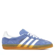 Sneakersy damskie - Sneakersy adidas Gazelle Indoor HQ8717 Niebieski - miniaturka - grafika 1