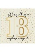karnet urodziny 18 - Kartki okolicznościowe i zaproszenia - miniaturka - grafika 1