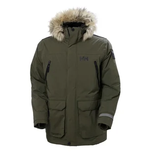 Męska Kurtka ocieplana HELLY HANSEN REINE PARKA 53630_431 – Zielony - Kurtki męskie - miniaturka - grafika 1