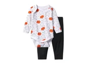 Komplety dla niemowląt - Lupilu Komplet niemowlęcy na Halloween 2 elementy Biały 86/92 - miniaturka - grafika 1