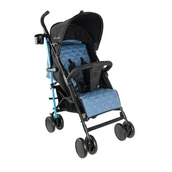 Wózki dziecięce - Smiki Hurricane wózek spacerowy niebiesko-czarny - miniaturka - grafika 1
