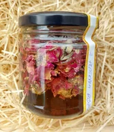 Miód - Miód z płatkami róży 200ml - miniaturka - grafika 1