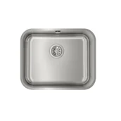 Zlewozmywaki - Teka BE5040 MAX Srebrzysty Zlewozmywak jednokomorowy - miniaturka - grafika 1