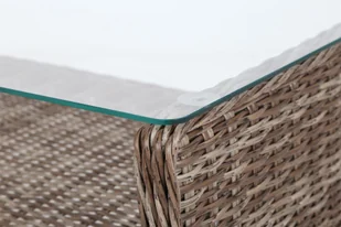 Meble ogrodowe technorattanowe Almeria Ginger / Brown Melange - Meble ogrodowe - miniaturka - grafika 8