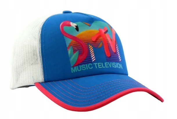 Czapka daszkiem damska młodzieżowa MTV Music Television 54-59cm Trucker