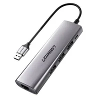 Switche - Baseus Ugreen HUB 3xUSB 5Gbps RJ45 60812 CM266 ugreen_20200922123736 - miniaturka - grafika 1
