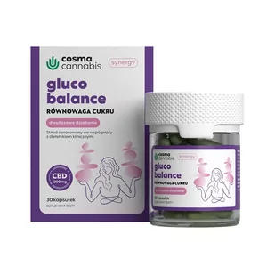 Cosma Cannabis Gluco Balance 30 Kapsułek - Układ pokarmowy - miniaturka - grafika 1