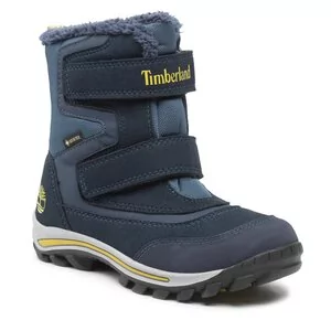 Buty dla dziewczynek - Śniegowce Timberland - Chillberg 2-Strap Gtx GORE-TEX TB0A1H07H60 Dark Blue - grafika 1