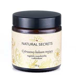 Natural secrets Natural Secrets Kremowy Balsam Myjący  Nagietek z Pomarańczą i Rokitnikiem 100g 4DD8-136D7 - Kosmetyki do mycia twarzy - miniaturka - grafika 1