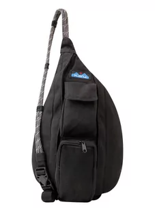Plecak Na Jedno Ramię Kavu Mini Rope Bag - Black - Plecaki szkolne i tornistry - miniaturka - grafika 1