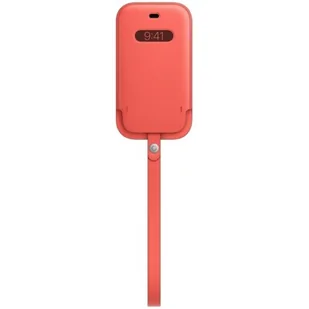 Apple Skórzany futerał z MagSafe do iPhonea 12 mini różowy cytrus MHMN3ZM/A - Etui i futerały do telefonów - miniaturka - grafika 1