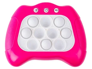 Zabawka Gra Elektroniczna Antystresowa Pop IT Sensoryczna, Wypychanka, Pad, Kontroler RÓŻOWY - Zabawki interaktywne dla dzieci - miniaturka - grafika 5