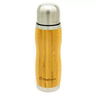 Termos z obudową z naturalnego bambusa 330 ml - Termosy - miniaturka - grafika 1