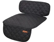 Akcesoria do fotelików - Babymam, Pikowana mata ochronna pod fotelik samochodowy, czarna - miniaturka - grafika 1