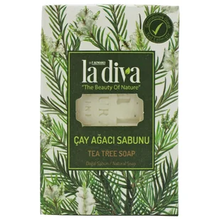 MYDŁO W KOSTCE DRZEWO HERBACIANE 100 g - LA DIVA - Mydła - miniaturka - grafika 1